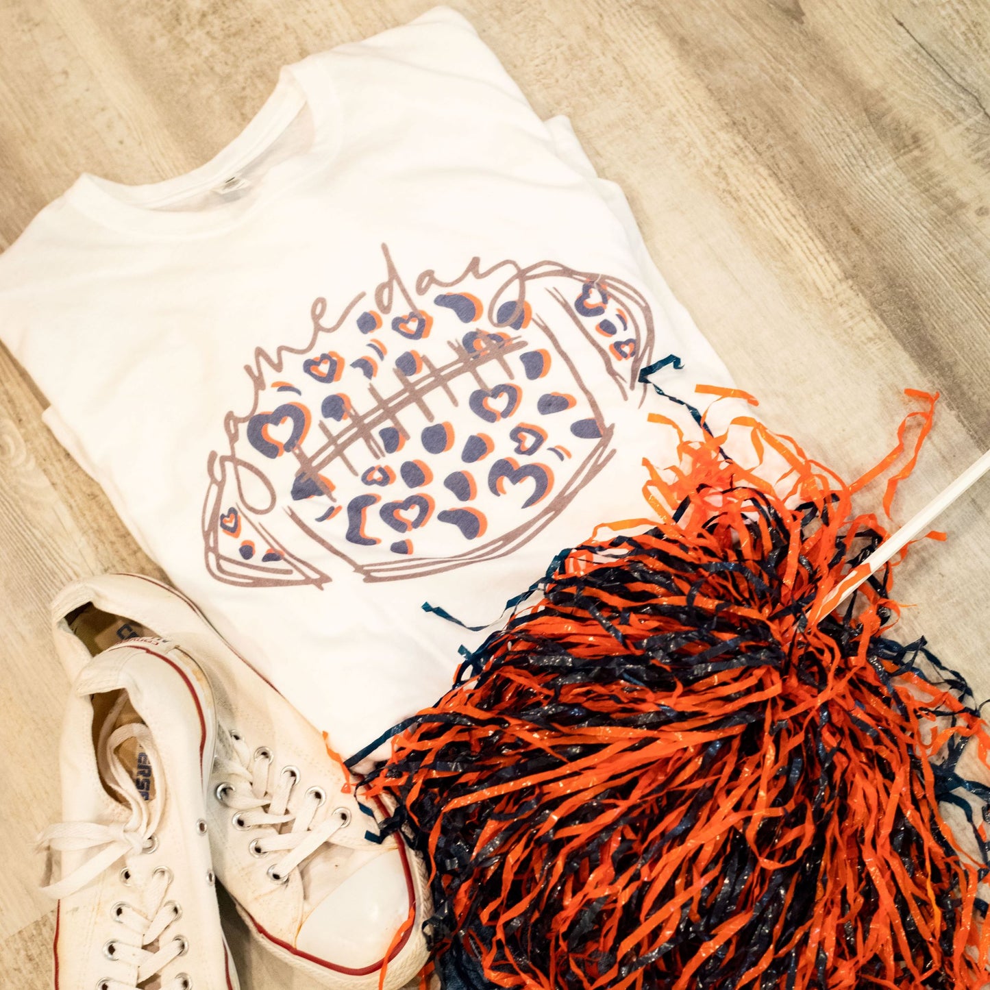 Auburn Leopard Gameday Football Shirt