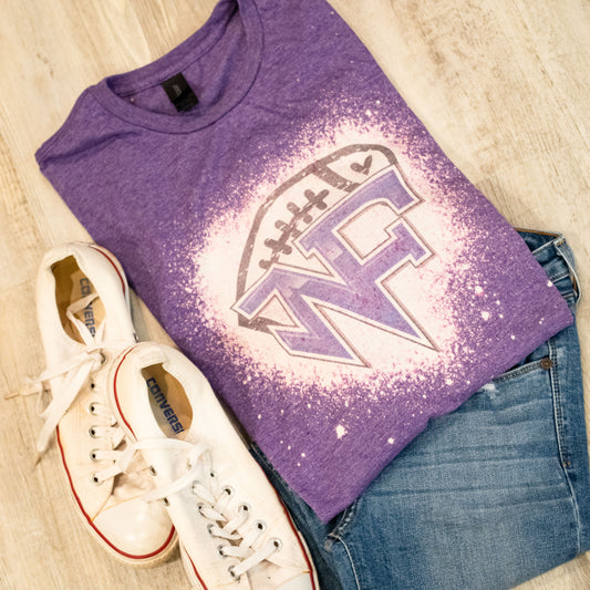 North Forsyth Distressed Football Mom Shirt