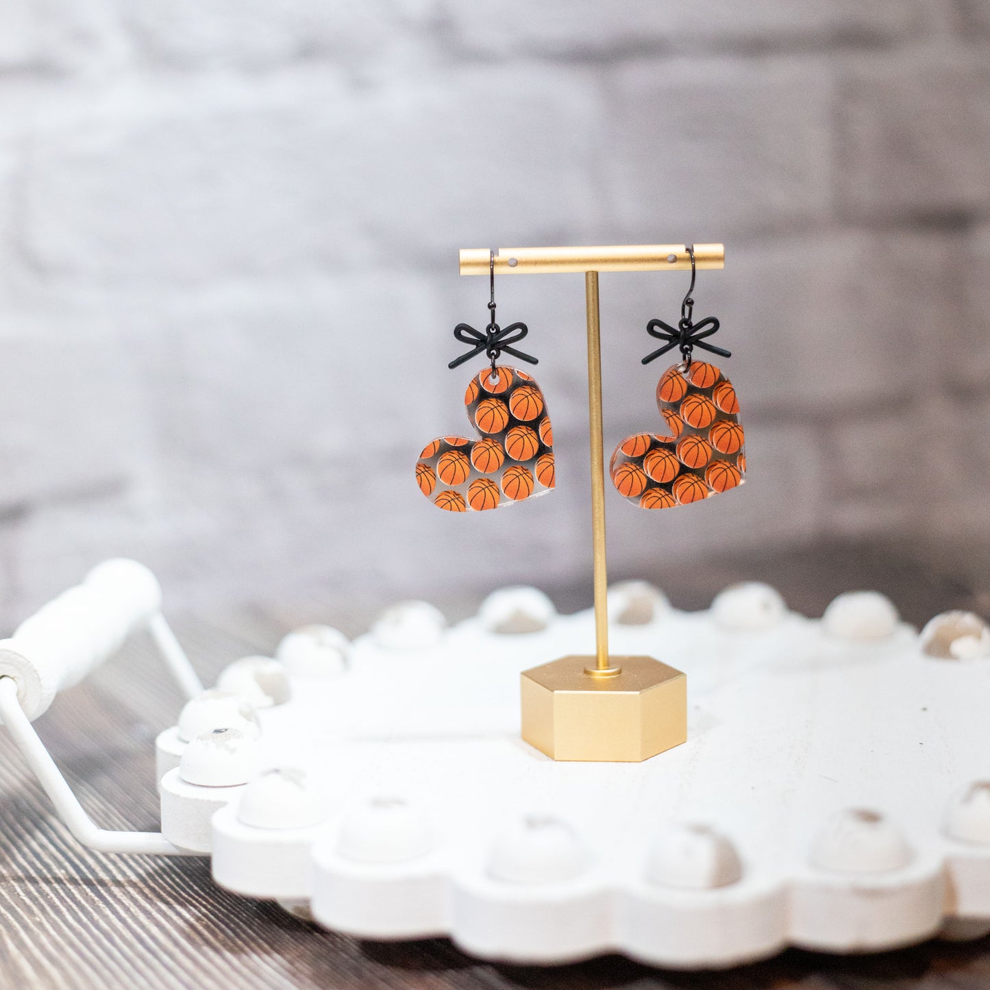 Basketball Earrings