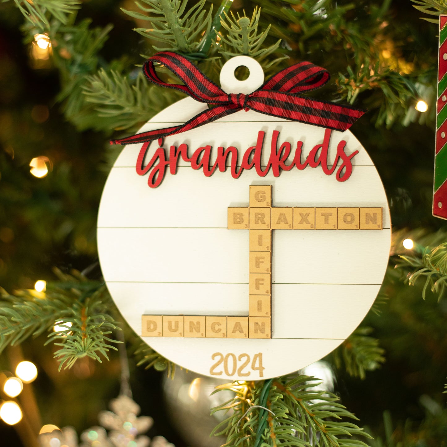 Scrabble Ornament