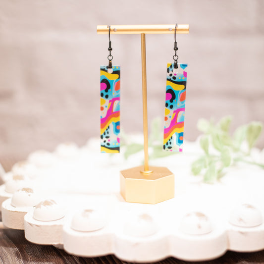 Acrylic Rectangle Earrings