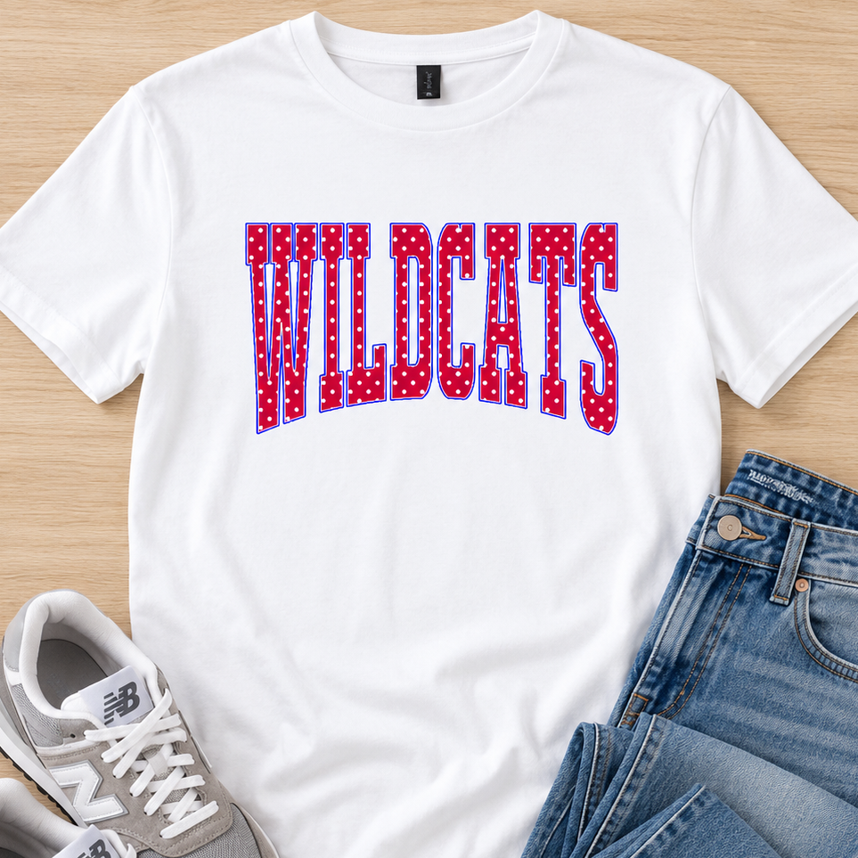 Wildcats Polka Dot