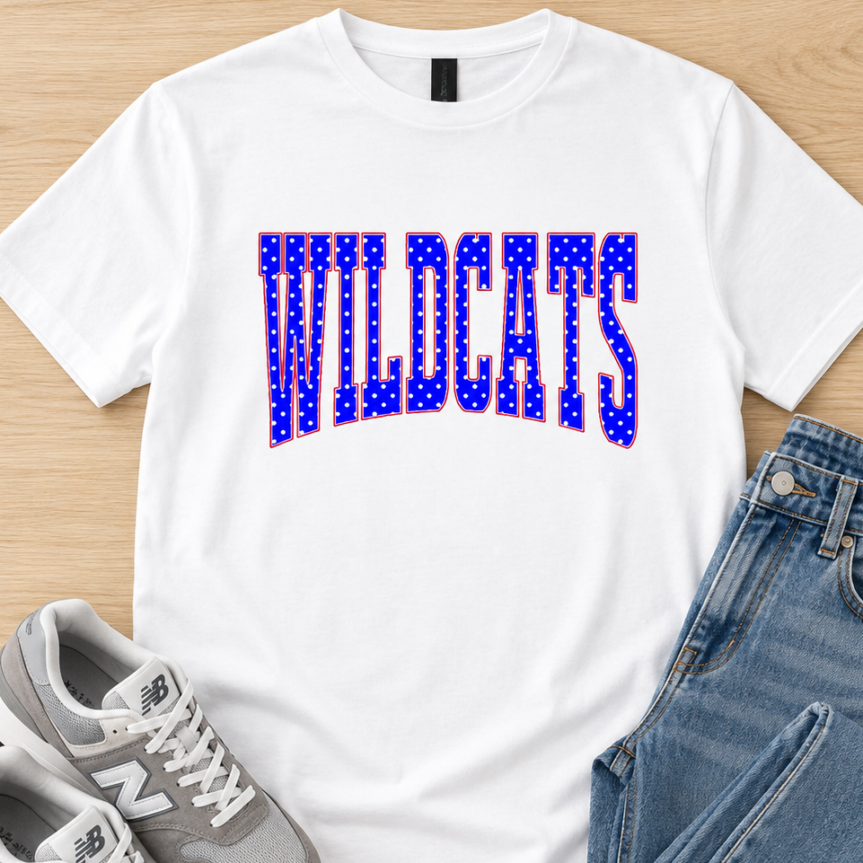 Wildcats Polka Dot