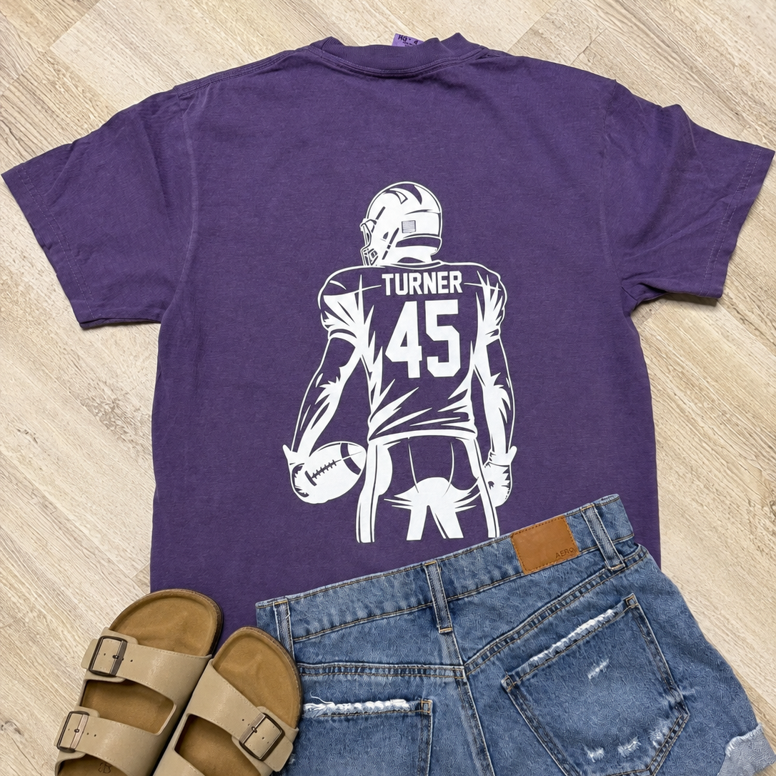 Football Mom with Silhouette