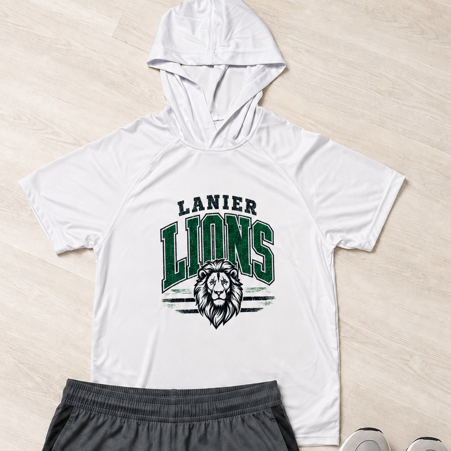 Lanier Lions Cracked Design