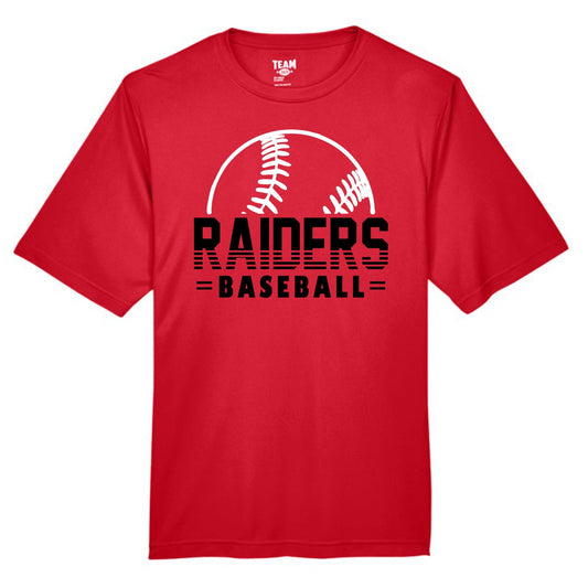 Raiders Baseball on Red (CM)