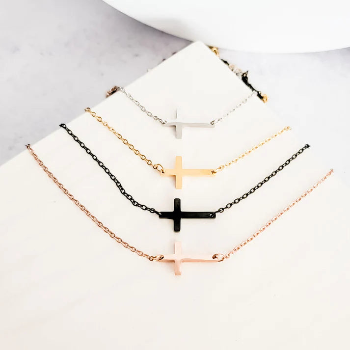 Cross Engraved Necklace