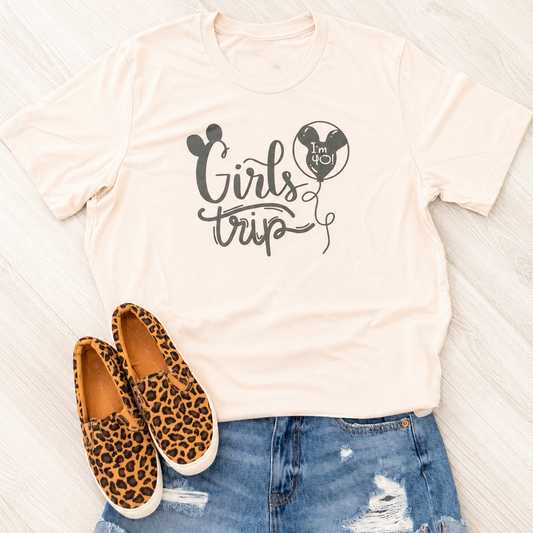 Theme Park Girl Trip Shirts