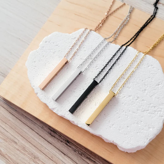 Vertical Bar Necklace