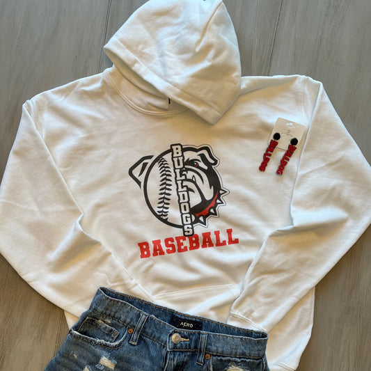 Bulldog Baseball Head Shirt